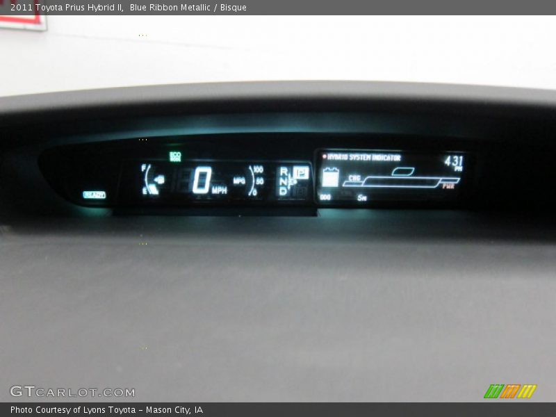Blue Ribbon Metallic / Bisque 2011 Toyota Prius Hybrid II
