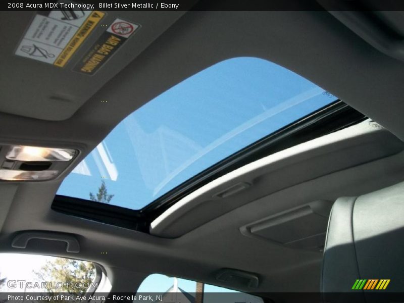 Billet Silver Metallic / Ebony 2008 Acura MDX Technology