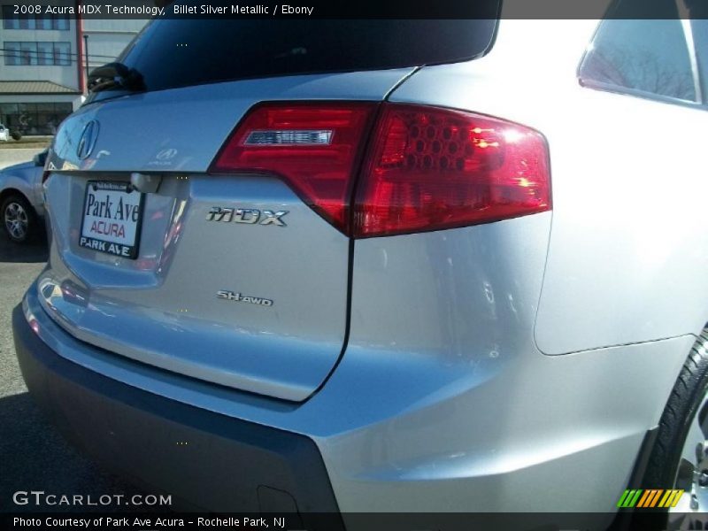 Billet Silver Metallic / Ebony 2008 Acura MDX Technology