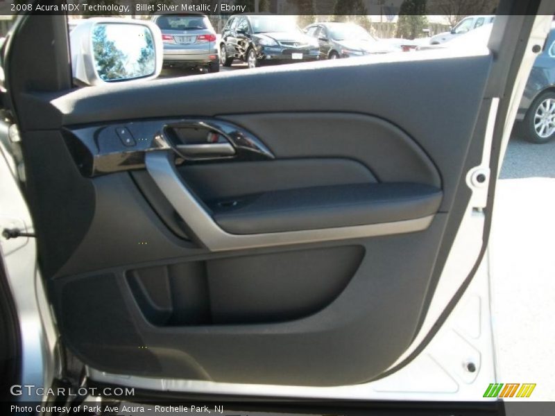 Billet Silver Metallic / Ebony 2008 Acura MDX Technology