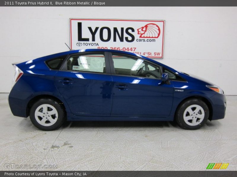 Blue Ribbon Metallic / Bisque 2011 Toyota Prius Hybrid II