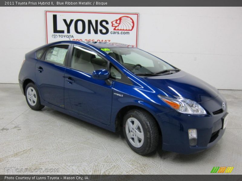 Blue Ribbon Metallic / Bisque 2011 Toyota Prius Hybrid II