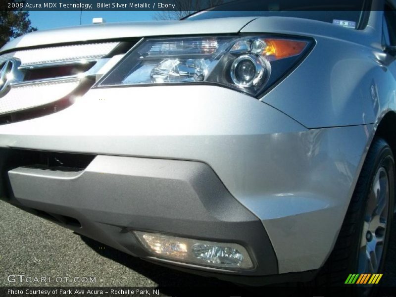 Billet Silver Metallic / Ebony 2008 Acura MDX Technology