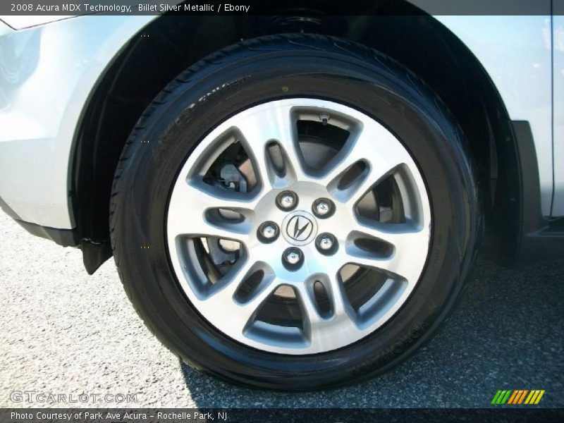 Billet Silver Metallic / Ebony 2008 Acura MDX Technology