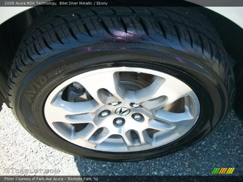 Billet Silver Metallic / Ebony 2008 Acura MDX Technology