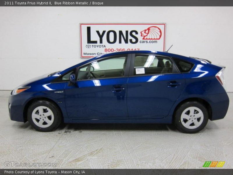 Blue Ribbon Metallic / Bisque 2011 Toyota Prius Hybrid II