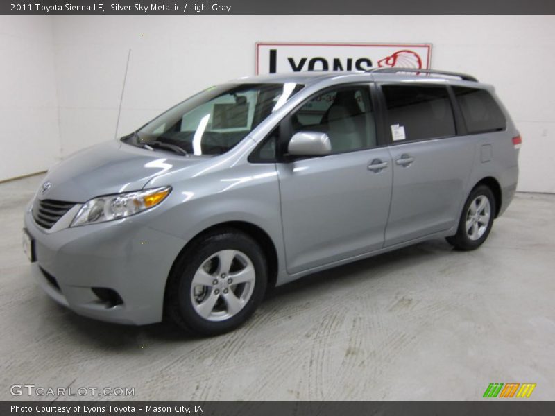 Silver Sky Metallic / Light Gray 2011 Toyota Sienna LE