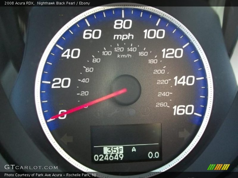 Nighthawk Black Pearl / Ebony 2008 Acura RDX