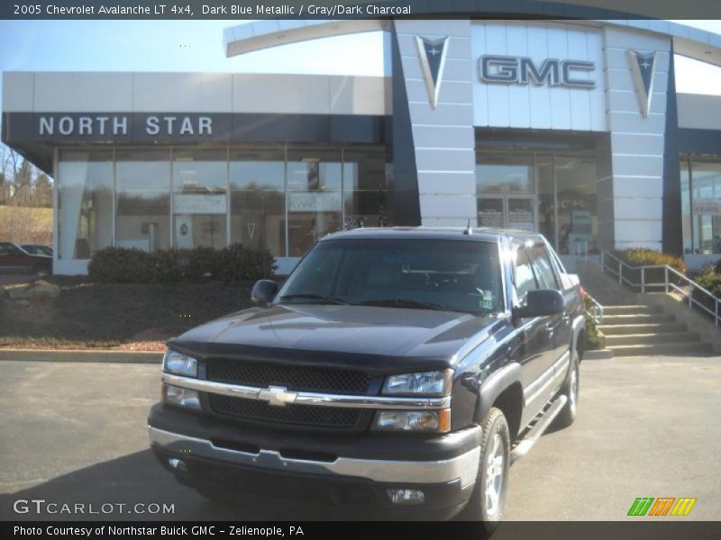 Dark Blue Metallic / Gray/Dark Charcoal 2005 Chevrolet Avalanche LT 4x4