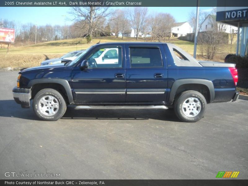 Dark Blue Metallic / Gray/Dark Charcoal 2005 Chevrolet Avalanche LT 4x4