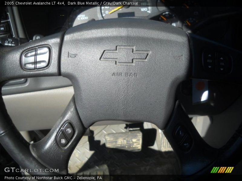 Dark Blue Metallic / Gray/Dark Charcoal 2005 Chevrolet Avalanche LT 4x4