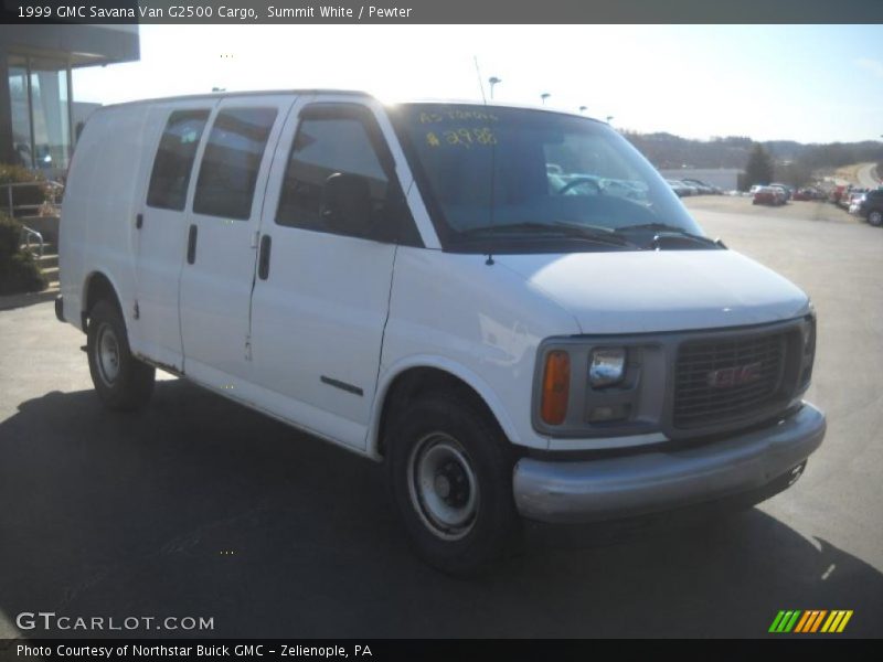 Summit White / Pewter 1999 GMC Savana Van G2500 Cargo