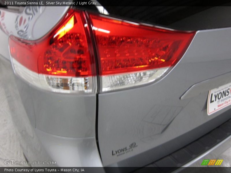 Silver Sky Metallic / Light Gray 2011 Toyota Sienna LE