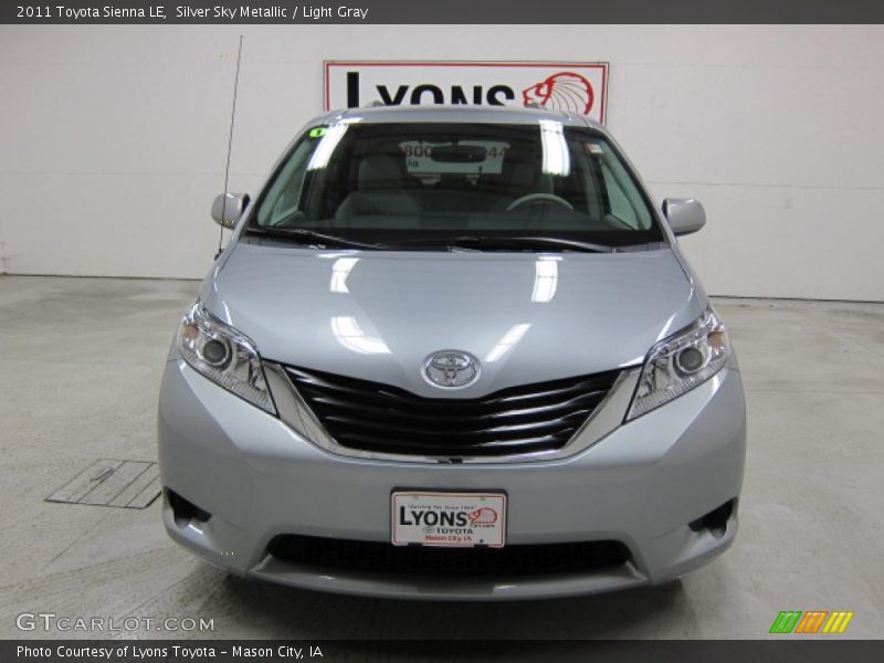 Silver Sky Metallic / Light Gray 2011 Toyota Sienna LE