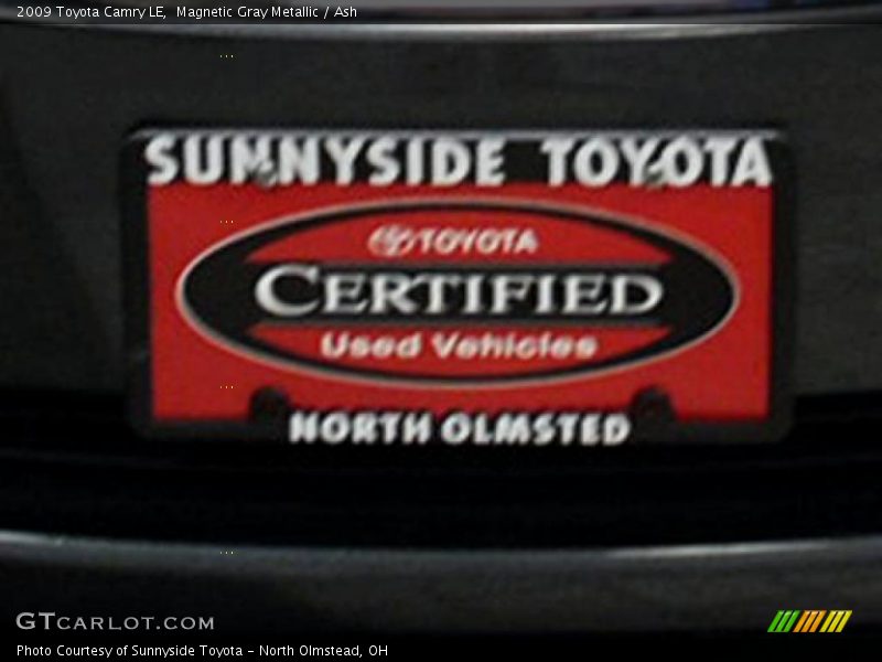 Magnetic Gray Metallic / Ash 2009 Toyota Camry LE