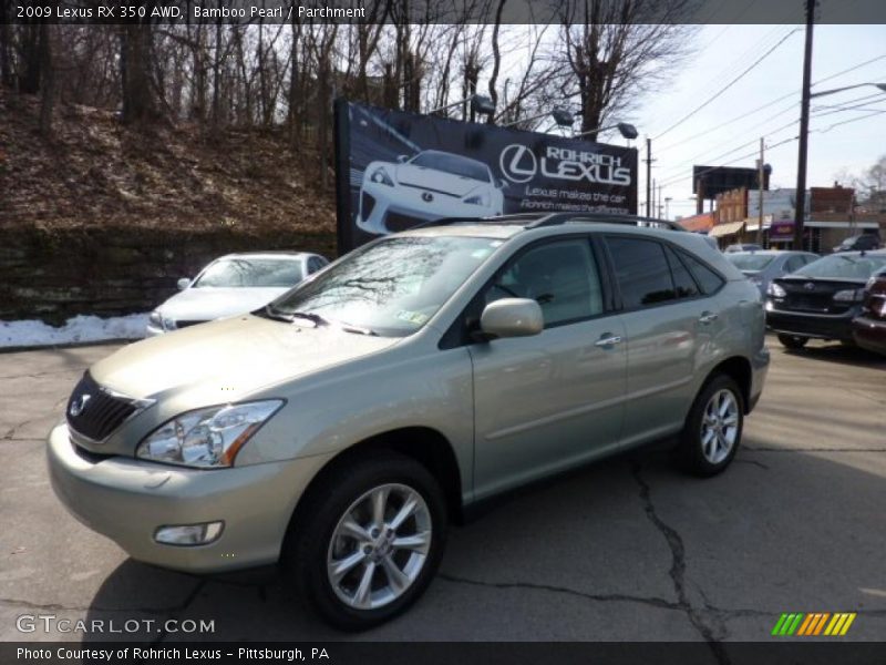 Bamboo Pearl / Parchment 2009 Lexus RX 350 AWD