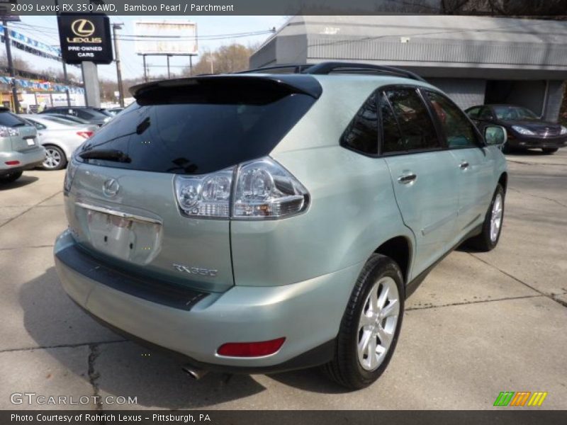 Bamboo Pearl / Parchment 2009 Lexus RX 350 AWD