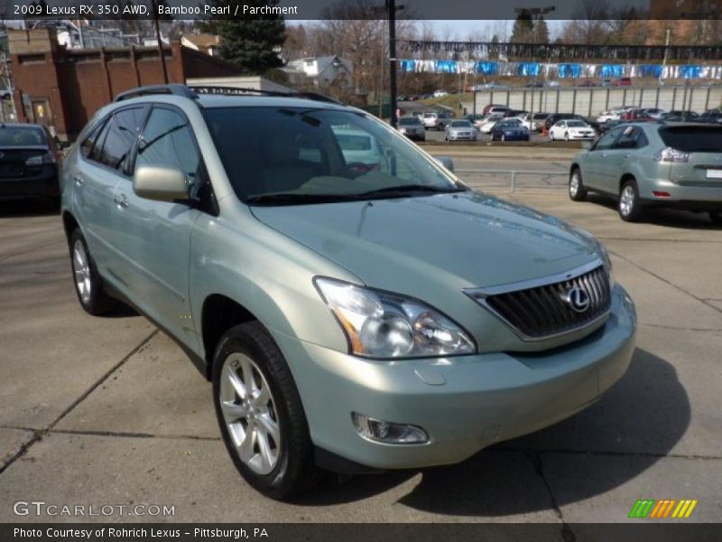 Bamboo Pearl / Parchment 2009 Lexus RX 350 AWD