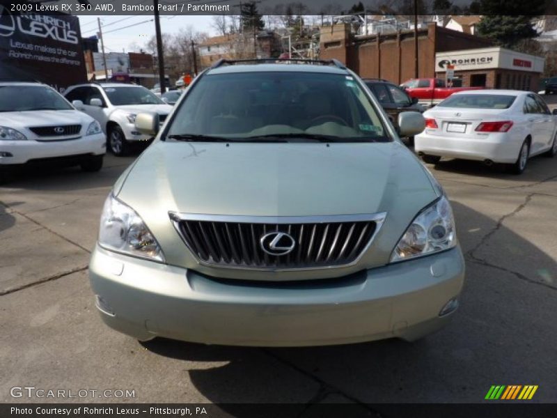 Bamboo Pearl / Parchment 2009 Lexus RX 350 AWD