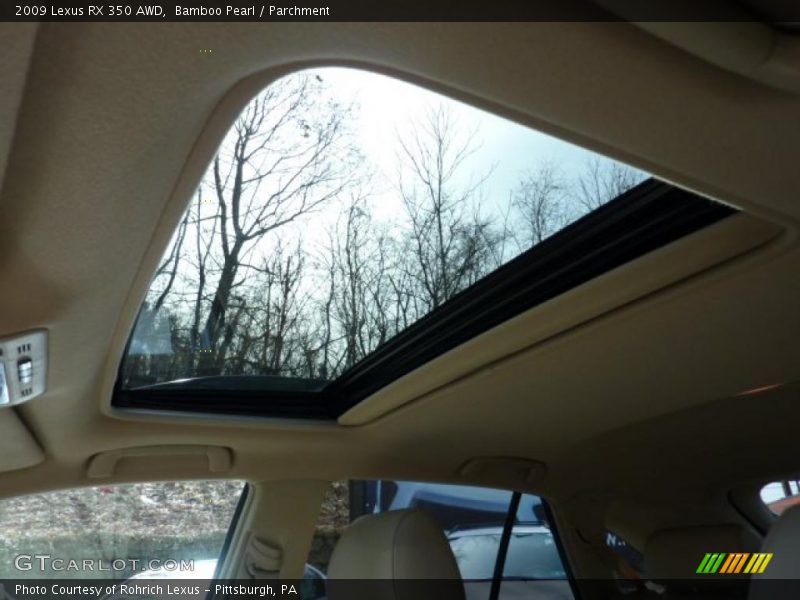 Bamboo Pearl / Parchment 2009 Lexus RX 350 AWD