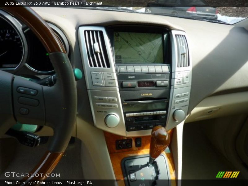 Bamboo Pearl / Parchment 2009 Lexus RX 350 AWD