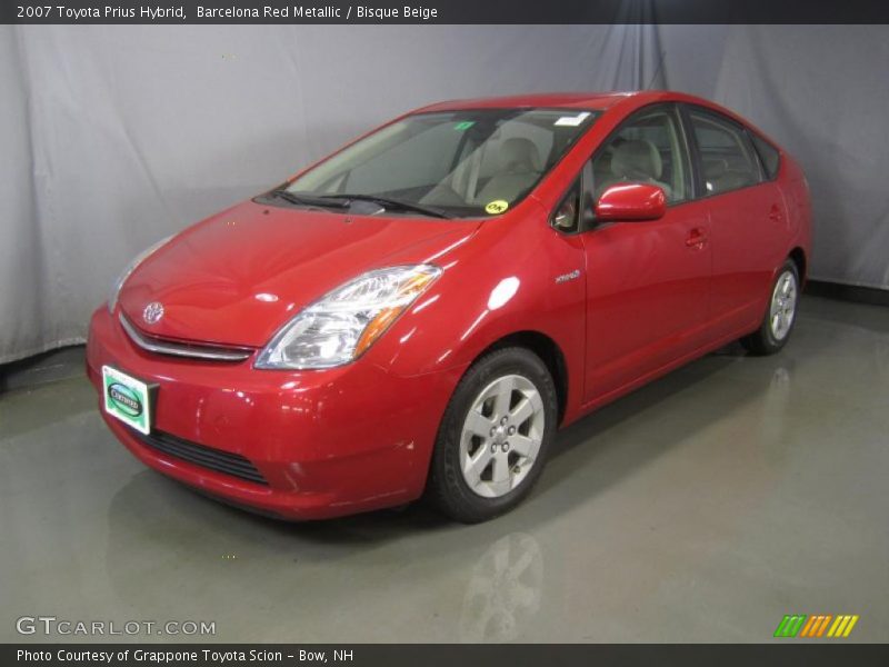 Barcelona Red Metallic / Bisque Beige 2007 Toyota Prius Hybrid