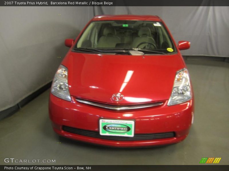 Barcelona Red Metallic / Bisque Beige 2007 Toyota Prius Hybrid