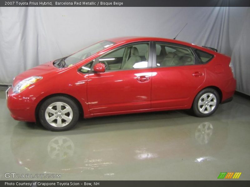 Barcelona Red Metallic / Bisque Beige 2007 Toyota Prius Hybrid