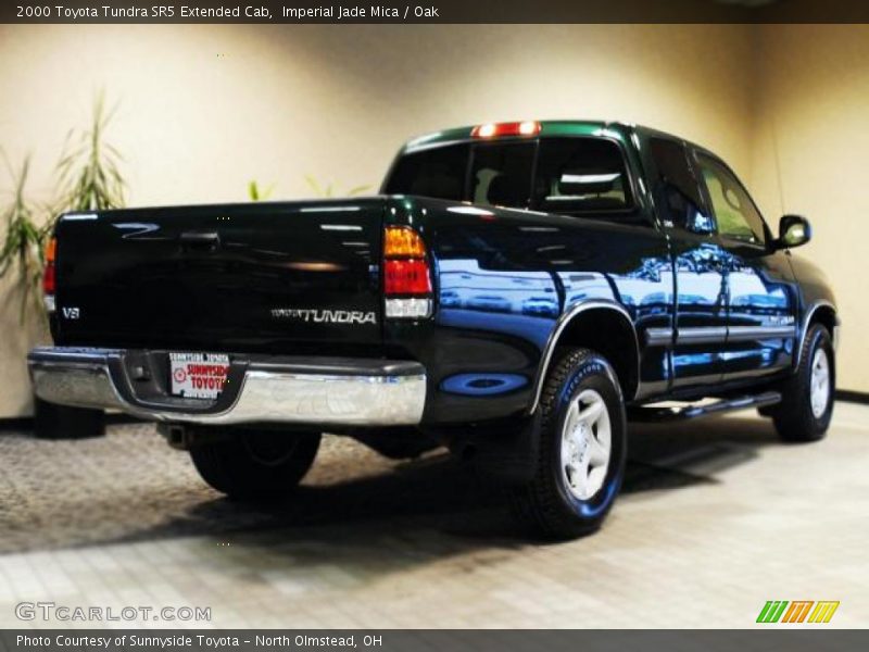 Imperial Jade Mica / Oak 2000 Toyota Tundra SR5 Extended Cab