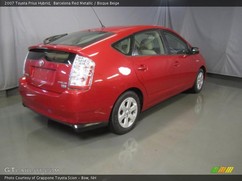 Barcelona Red Metallic / Bisque Beige 2007 Toyota Prius Hybrid
