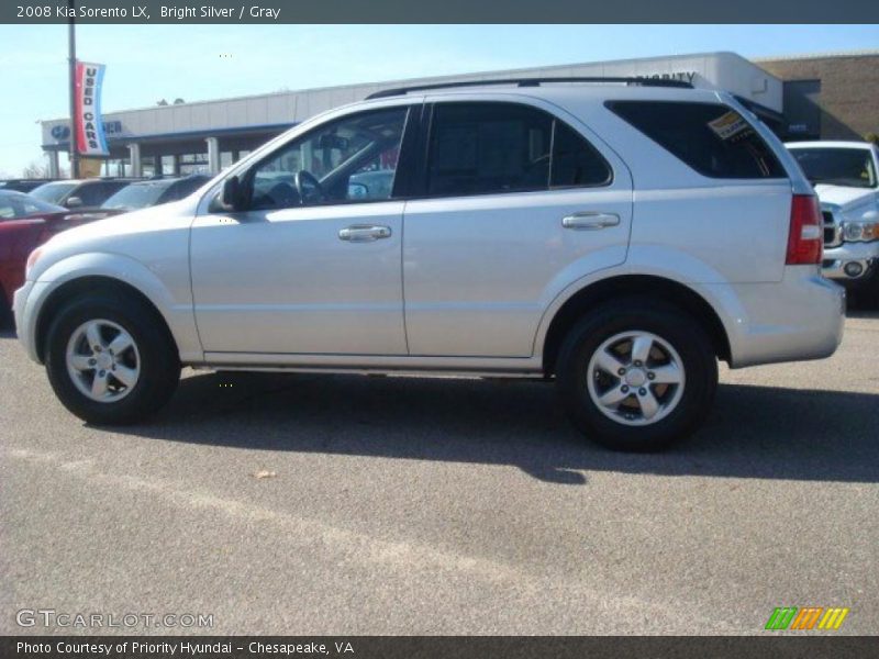 Bright Silver / Gray 2008 Kia Sorento LX