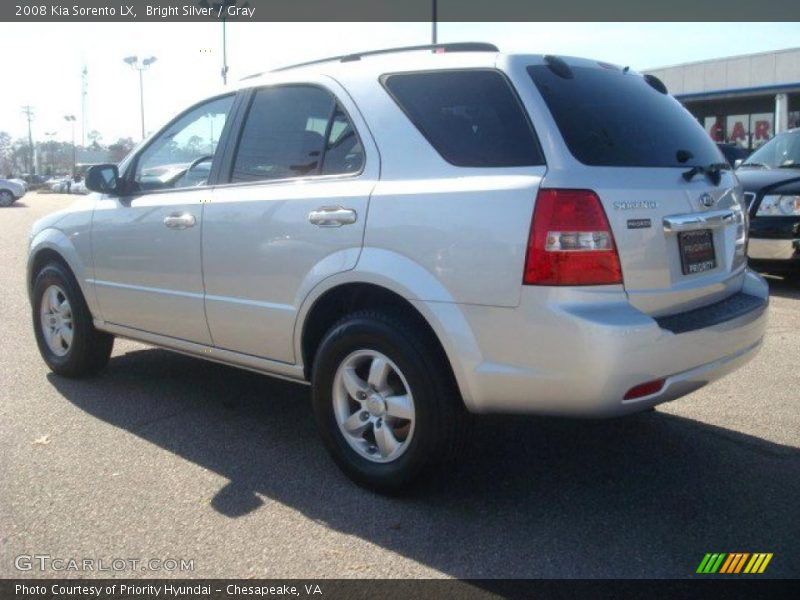 Bright Silver / Gray 2008 Kia Sorento LX