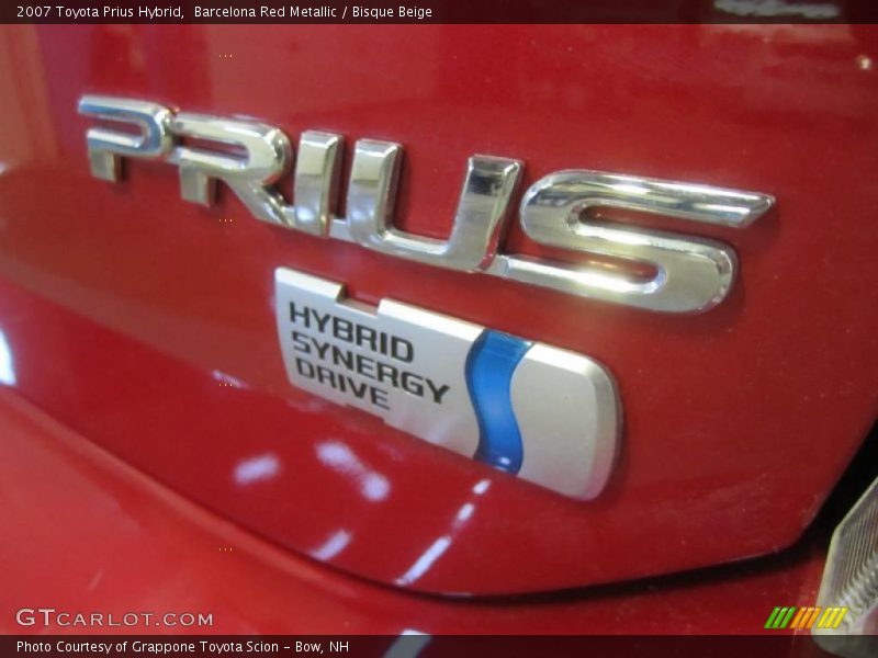 Barcelona Red Metallic / Bisque Beige 2007 Toyota Prius Hybrid