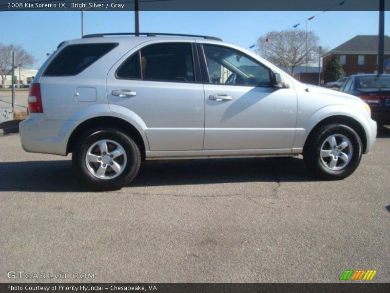 Bright Silver / Gray 2008 Kia Sorento LX