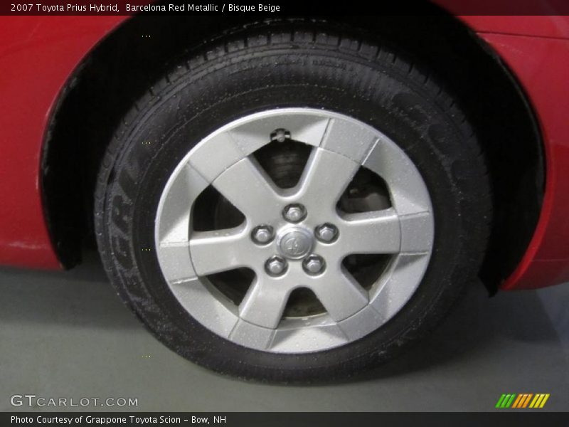 Barcelona Red Metallic / Bisque Beige 2007 Toyota Prius Hybrid