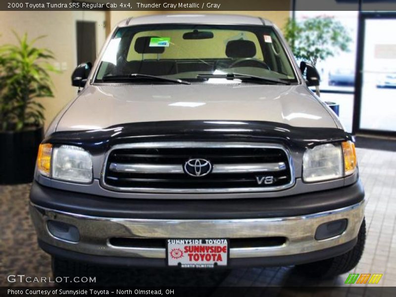 Thunder Gray Metallic / Gray 2000 Toyota Tundra SR5 Regular Cab 4x4