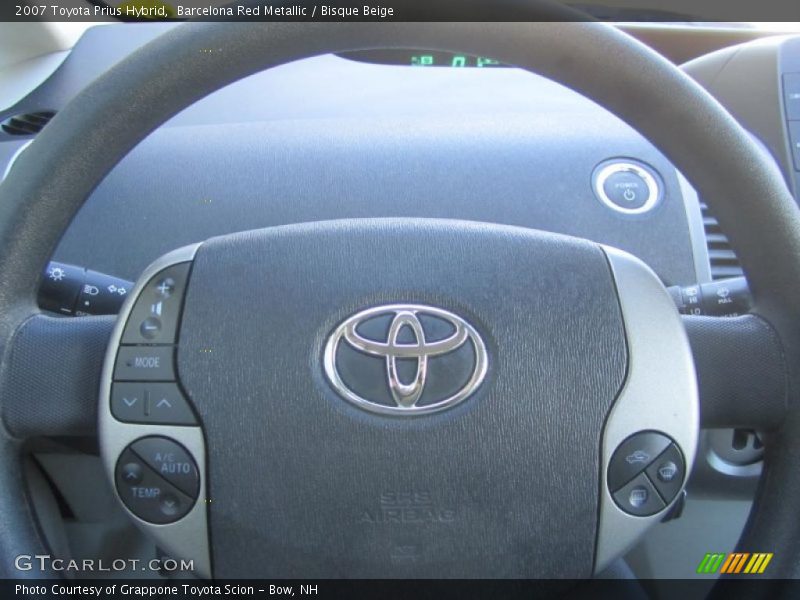 Barcelona Red Metallic / Bisque Beige 2007 Toyota Prius Hybrid