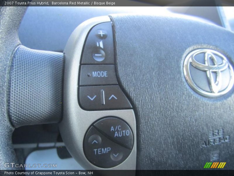 Barcelona Red Metallic / Bisque Beige 2007 Toyota Prius Hybrid