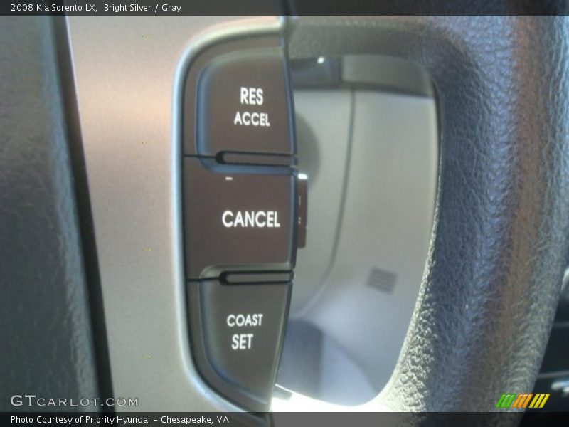 Bright Silver / Gray 2008 Kia Sorento LX