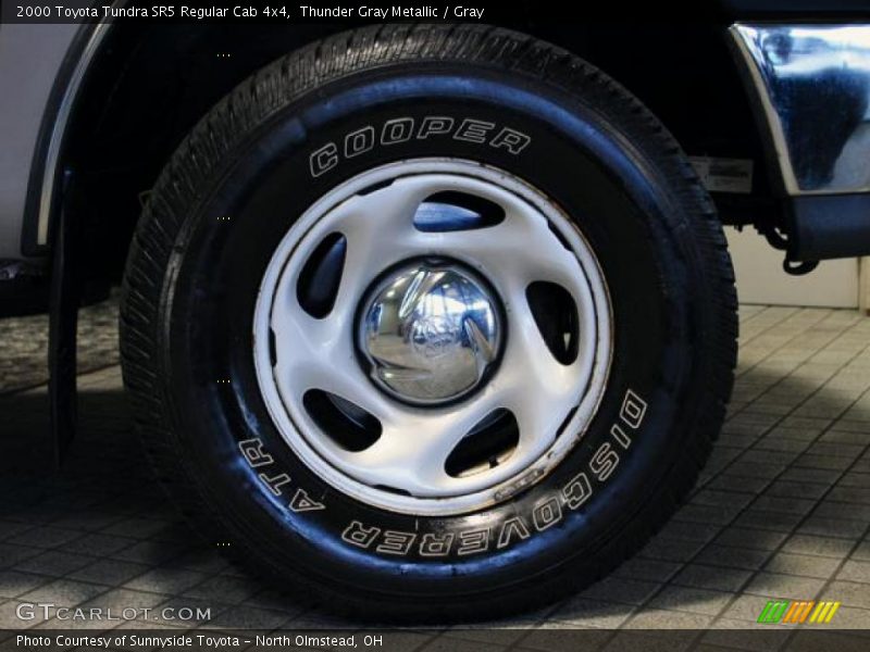 Thunder Gray Metallic / Gray 2000 Toyota Tundra SR5 Regular Cab 4x4
