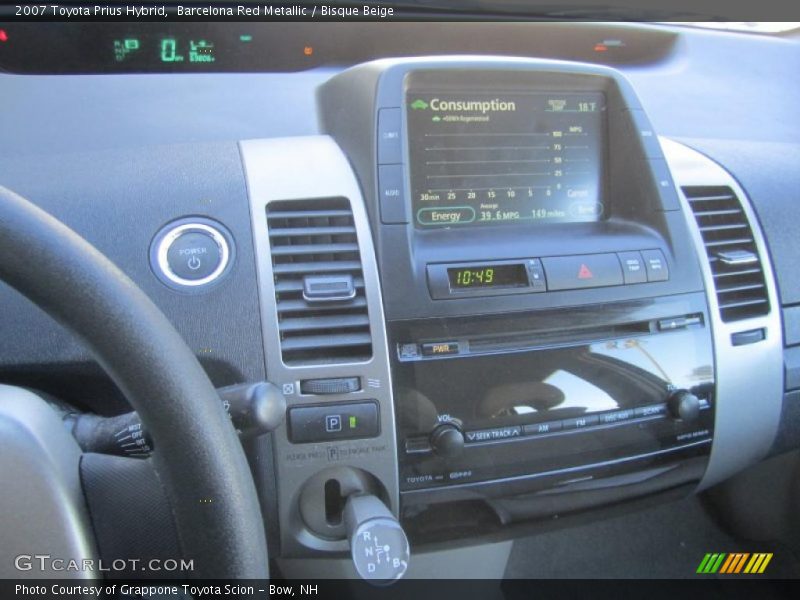 Barcelona Red Metallic / Bisque Beige 2007 Toyota Prius Hybrid