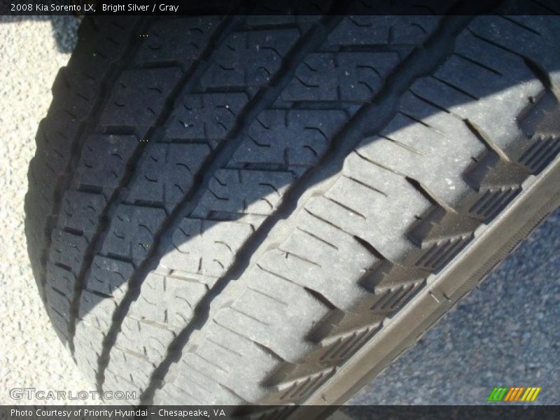 Bright Silver / Gray 2008 Kia Sorento LX