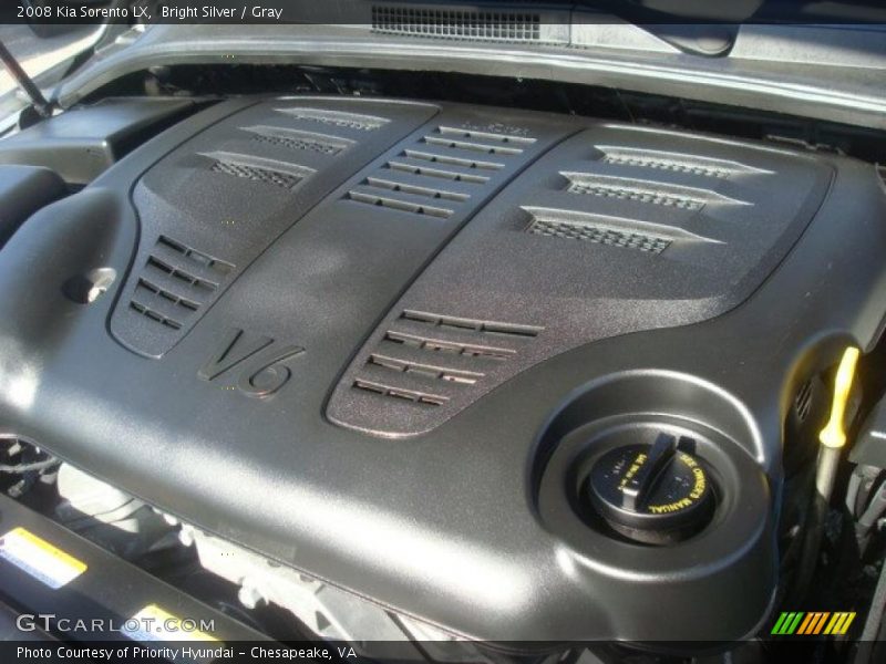 Bright Silver / Gray 2008 Kia Sorento LX