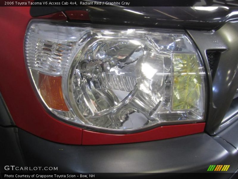 Radiant Red / Graphite Gray 2006 Toyota Tacoma V6 Access Cab 4x4