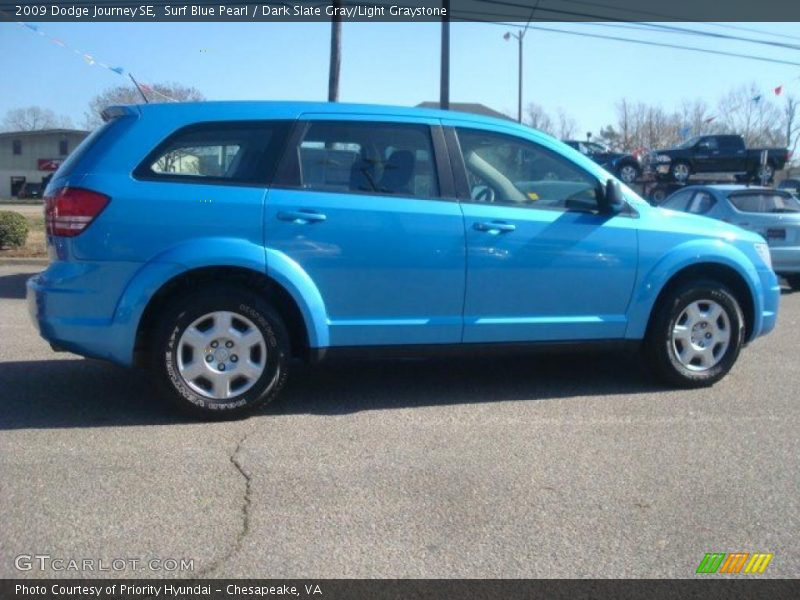 Surf Blue Pearl / Dark Slate Gray/Light Graystone 2009 Dodge Journey SE