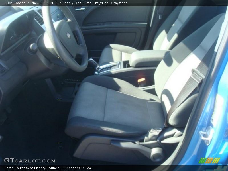 Surf Blue Pearl / Dark Slate Gray/Light Graystone 2009 Dodge Journey SE