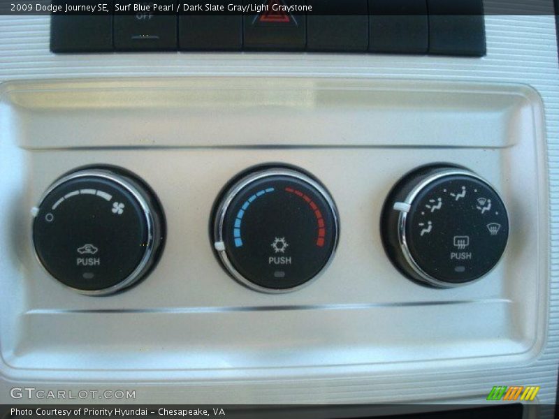 Surf Blue Pearl / Dark Slate Gray/Light Graystone 2009 Dodge Journey SE