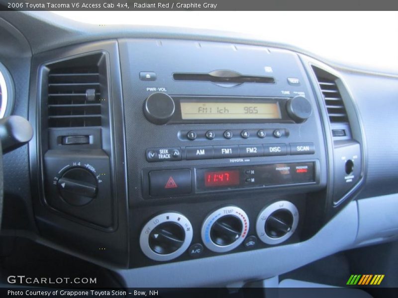Radiant Red / Graphite Gray 2006 Toyota Tacoma V6 Access Cab 4x4