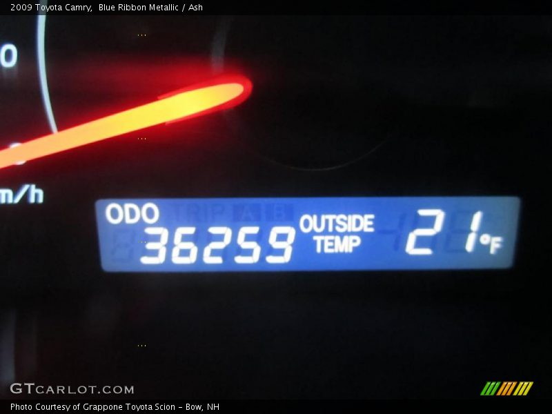 Blue Ribbon Metallic / Ash 2009 Toyota Camry