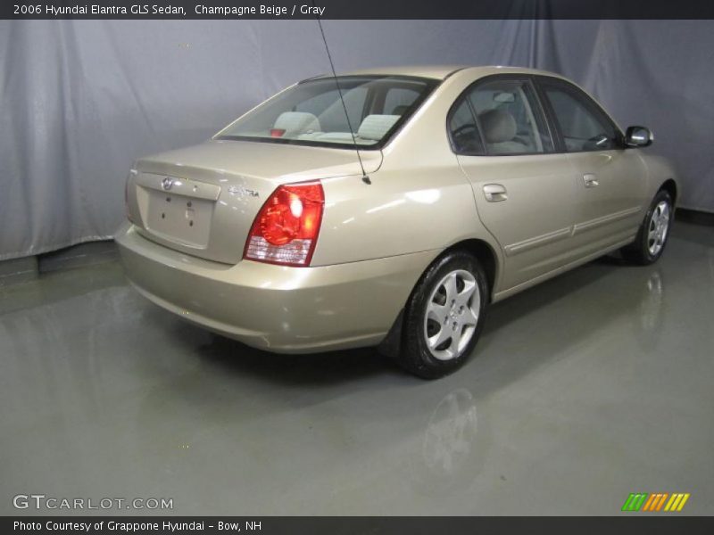 Champagne Beige / Gray 2006 Hyundai Elantra GLS Sedan